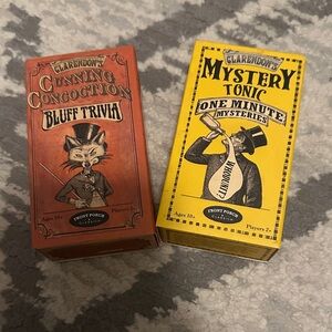 Clarendon's Bluff Trivia and Mystery Tonic Games